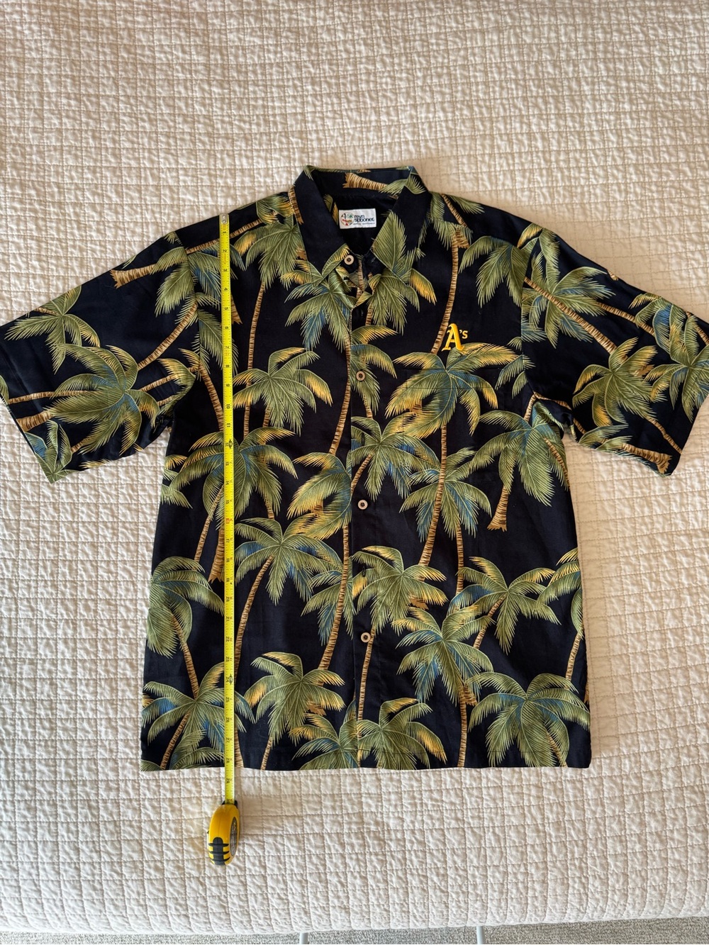 MLB Athletics x Reyn Spooner Hawaiian Traditional Aloha Shirt